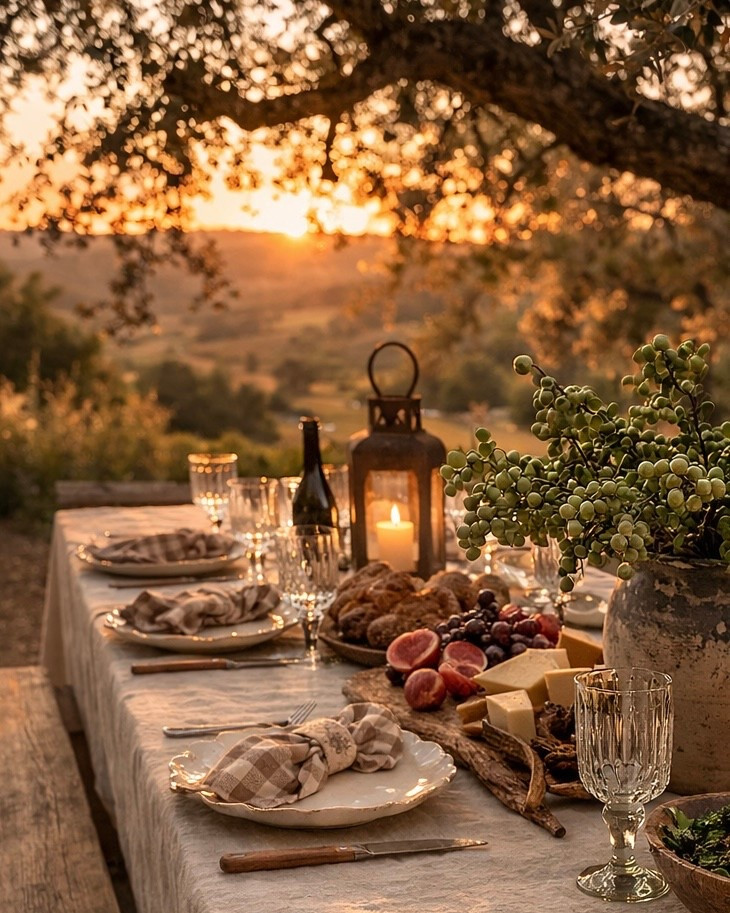 This, slow evenings and good company. 