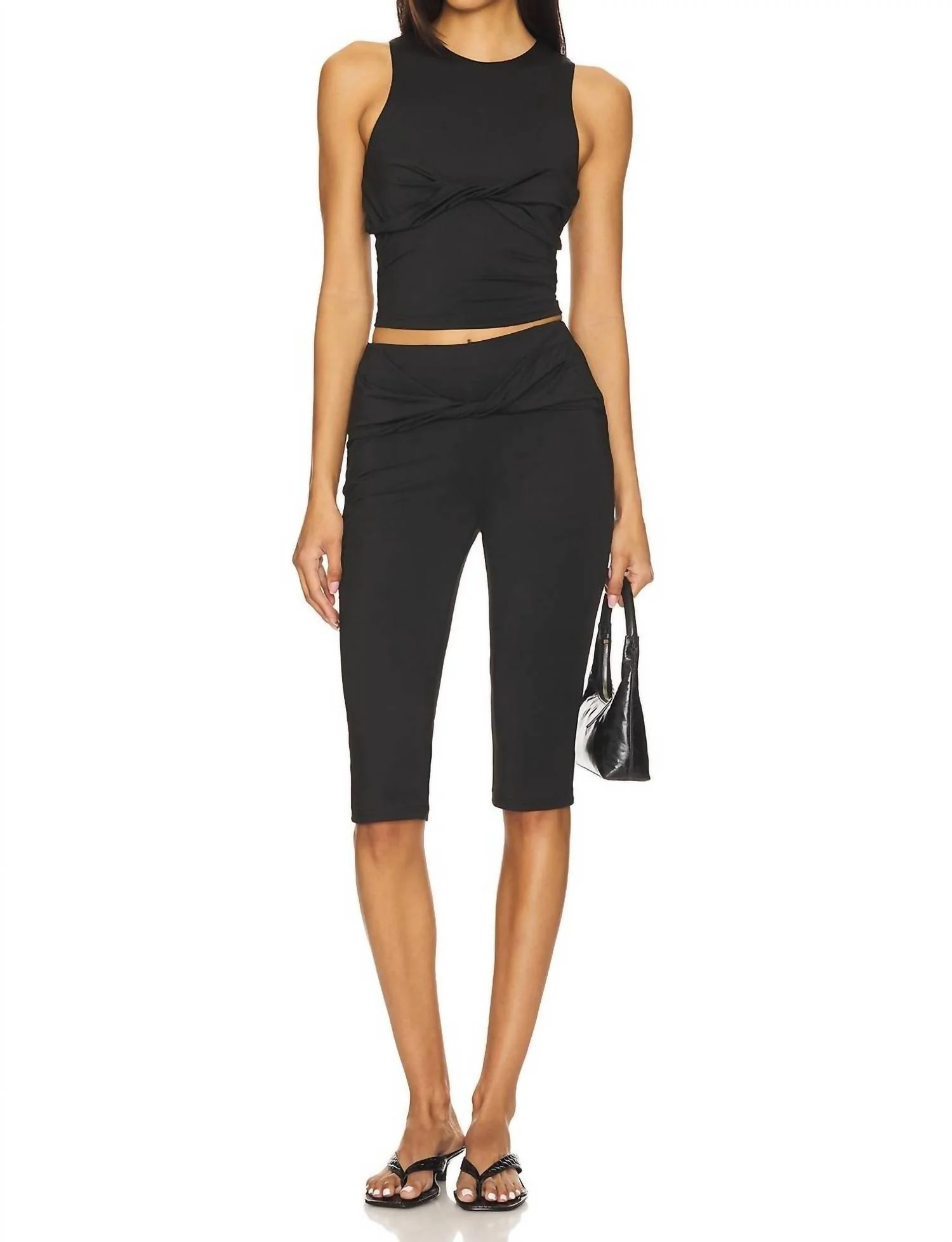 Ines Capri Set In Black | Shop Simon