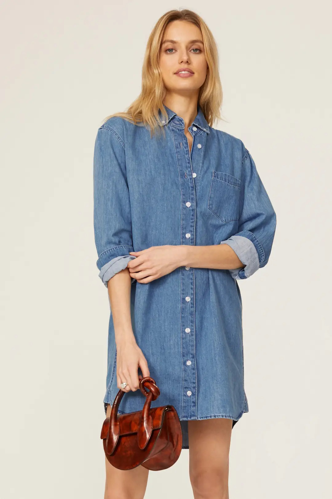 Chambray Shirt Dress | Rent the Runway