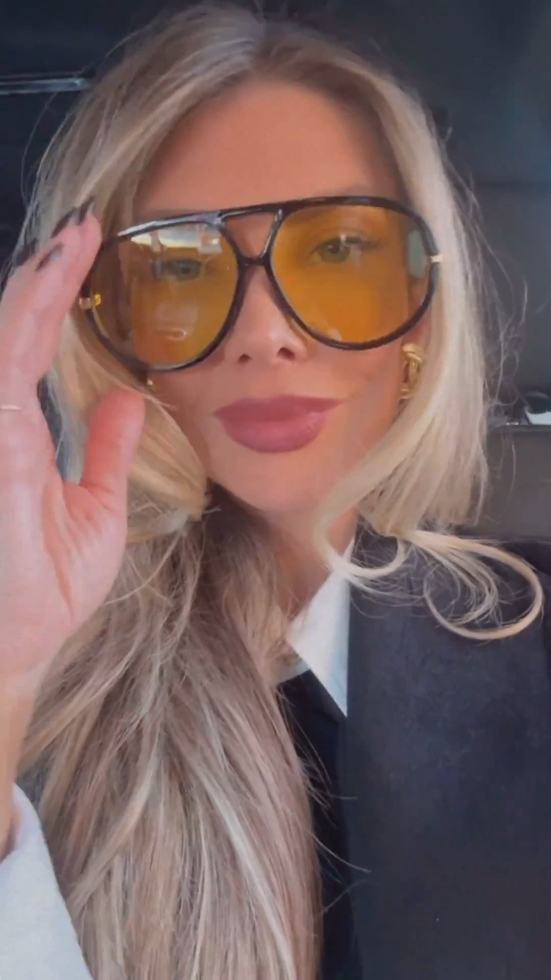 On my way to the Ravens Women’s Luncheon 💜🐦‍⬛ We all live such busy lives so it’s nice to have these times to get to know each other. My sunglasses are Amazon, my long tailored jacket is Scanlan Theodore, top is Rony Kobo (same one I wore under my BYU sweatshirt believe it or not!!), my leggings are Spanx, my tall black heeled boots are Sam Edelman, and my lip stain is Huda Beauty. My clip on earrings are vintage Chanel, and I linked some similar finds  

#LTKdayinmylife #LTKootd #LTKStyleTip