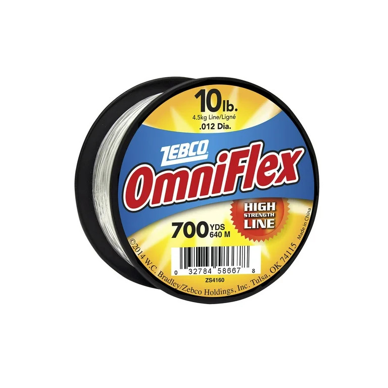 Zebco Omniflex Monofilament Fishing Line, 10-Pound Tested, Clear | Walmart (US)
