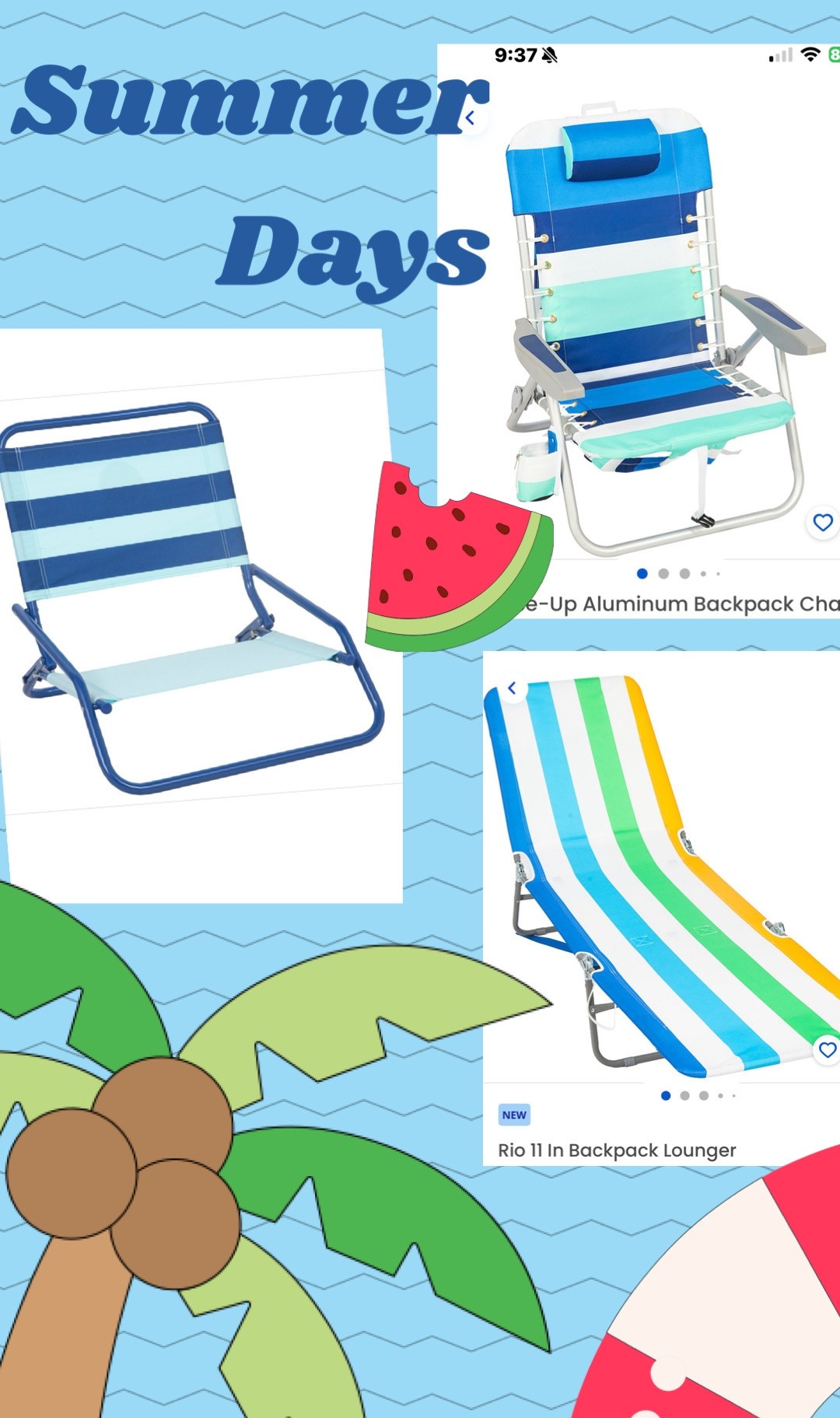 Don’t want to sit in the sand here some other options!  Great time to buy for the ball field even if you’re not a beach person!

#LTKSeasonal #LTKSwim #LTKSaleAlert