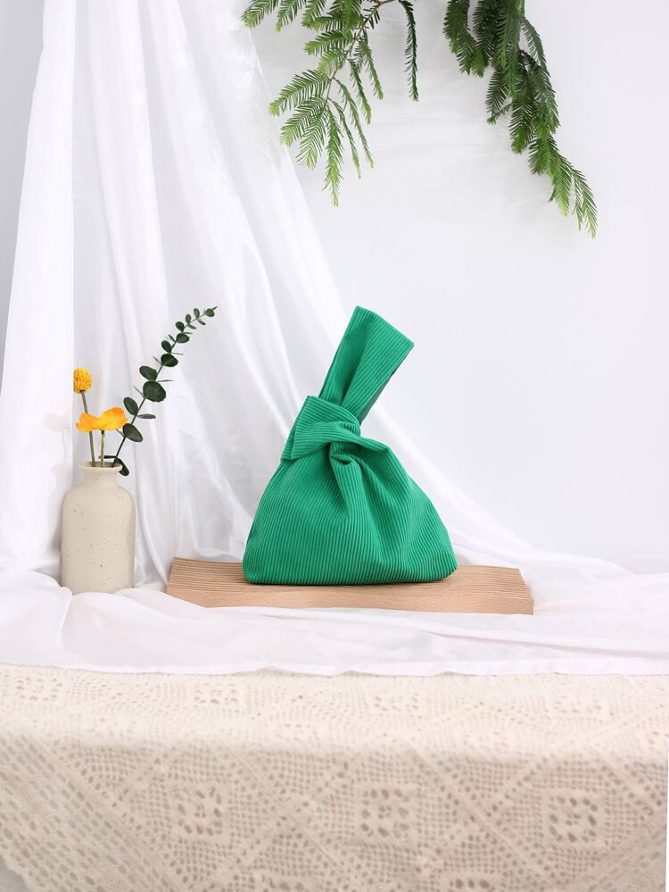 Minimalist Corduroy Satchel Bag | SHEIN