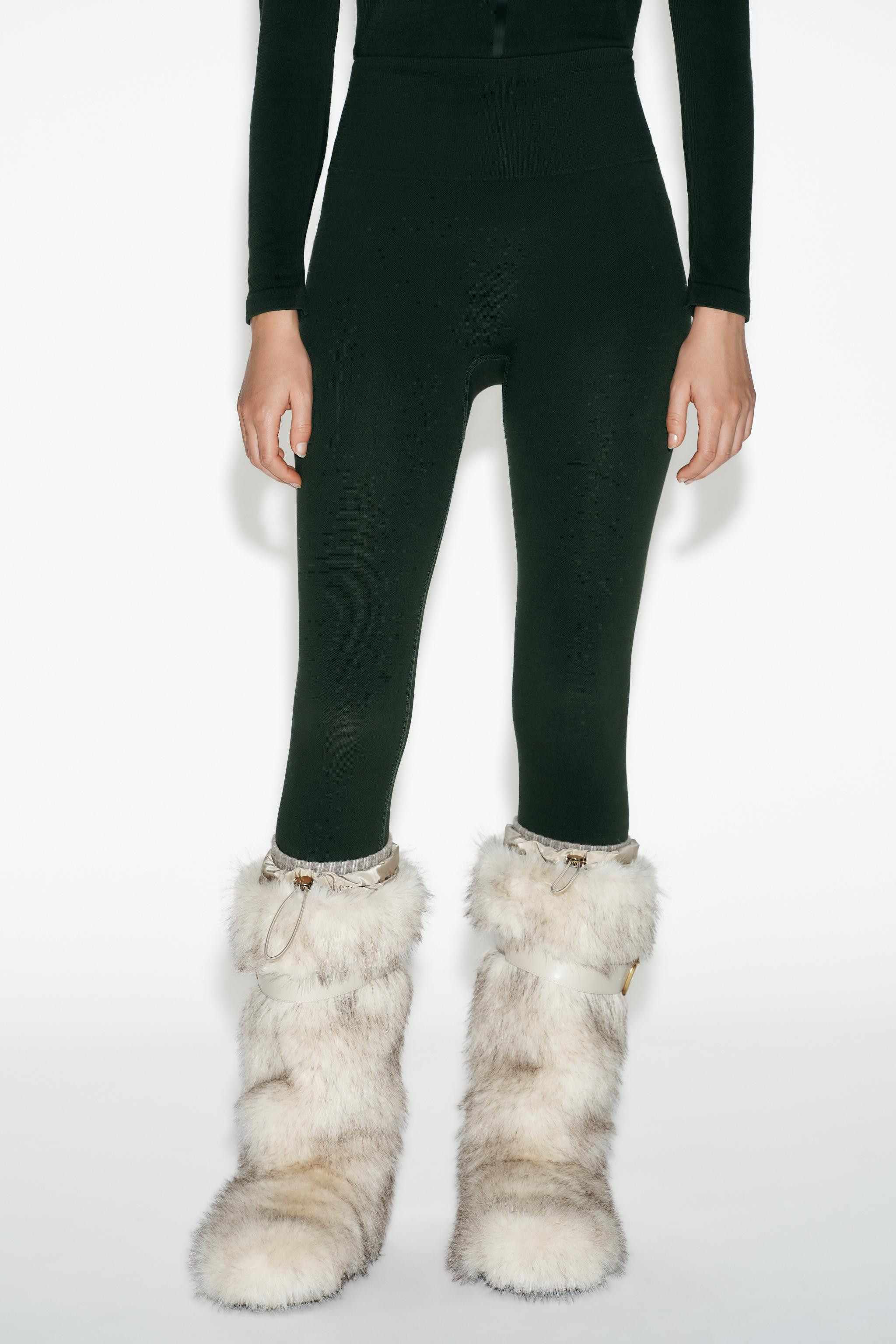SEAMLESS MERINO WOOL LEGGINGS SKI COLLECTION | Zara US