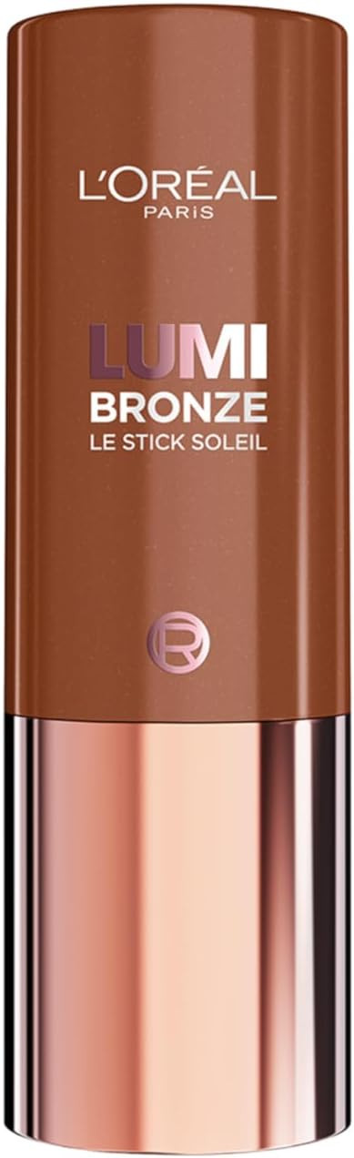 L'Oréal Paris Bronzer Stick, Lumi Bronze Le Stick Soleil, Cream-to-Powder Bronzer Stick, Sunkiss... | Amazon (UK)