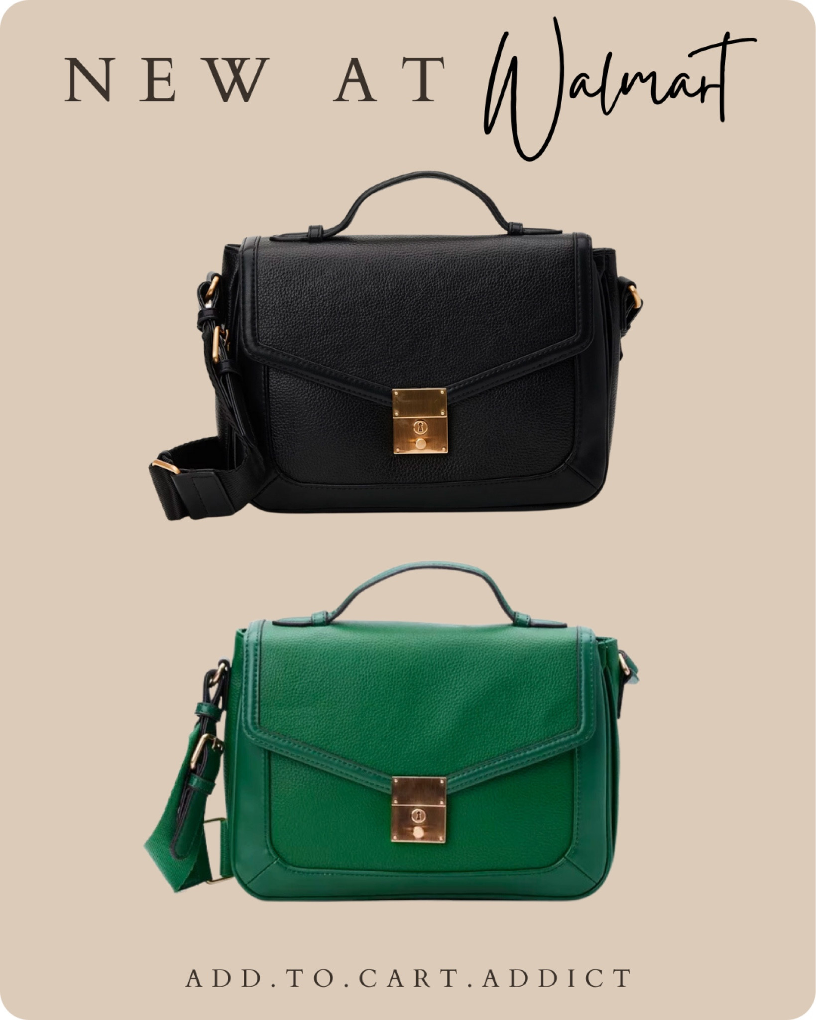 Gorgeous new purses from Walmart!! The look so expensive but are only $25!!
