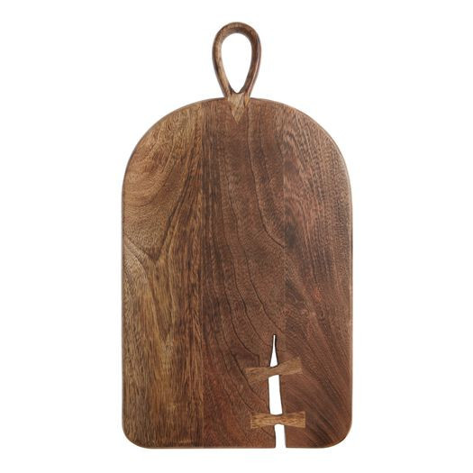 Dark Mango Wood Butterfly Key Cutting Board by World Market | World Market