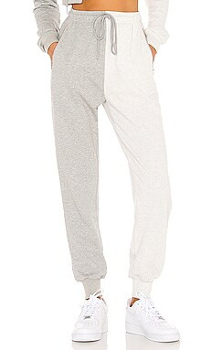 superdown Renna Two Tone Sweatpants in Grey Multi from Revolve.com | Revolve Clothing (Global)