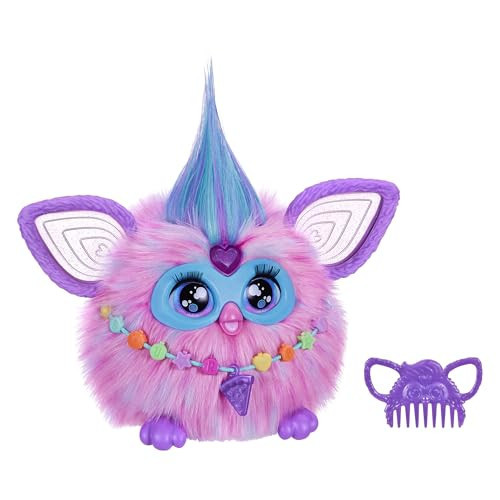 Furby Cotton Candy, 15 Fashion Accessories, Interactive Plush Toys for 6 Year Old Girls & Boys & Up, Voice Activated Animatronic, Pink & Blue (Amazon Exclusive) | Amazon (US)