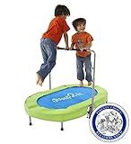 HearthSong Jump2It Fold 'n Store Indoor Trampoline, Holds Up to 180 lbs., 56" L x 35" W x 9" H | Amazon (US)
