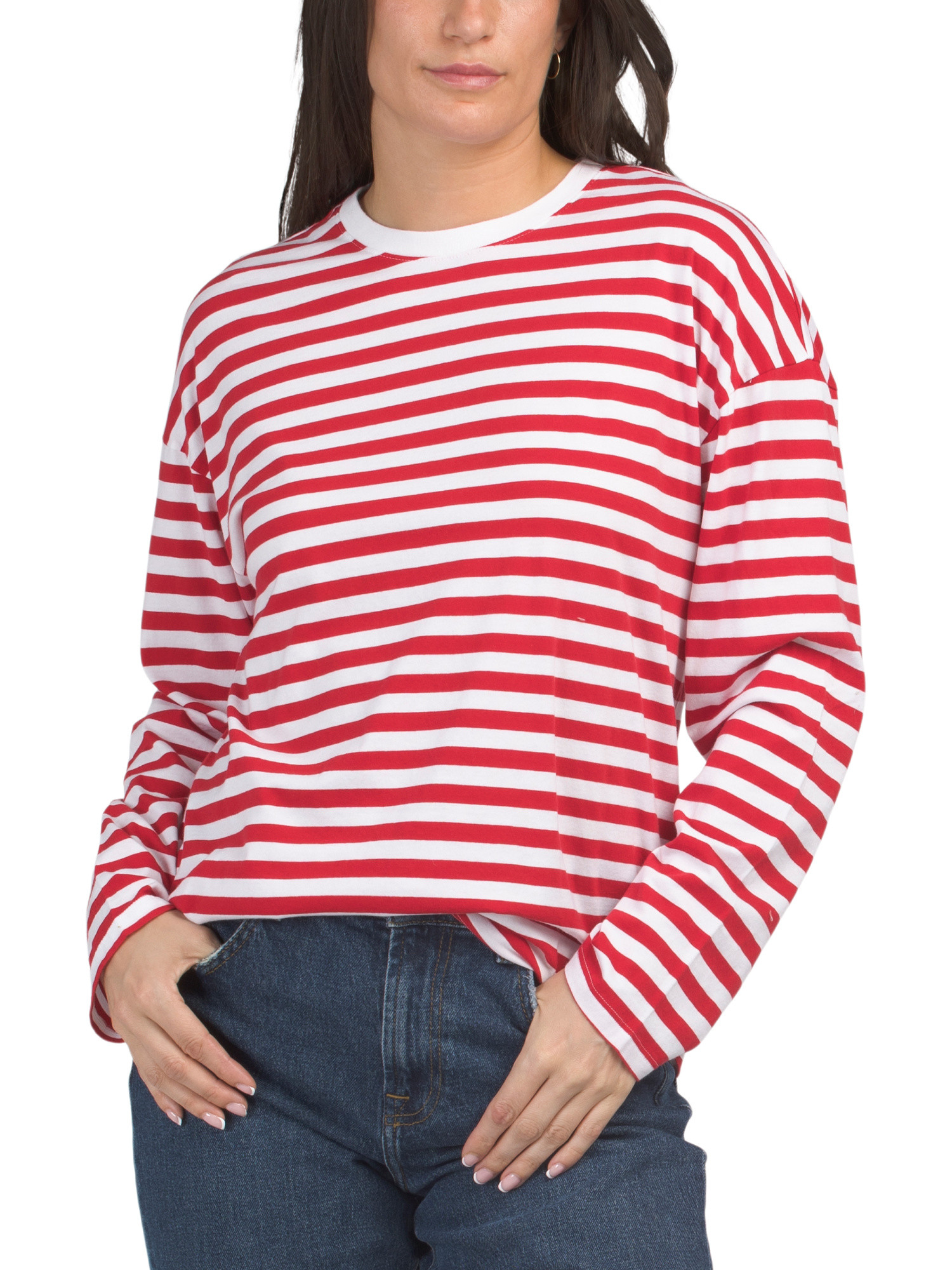 Fay Long Sleeve Crew Neck Top | Long Sleeve Tops | Marshalls | Marshalls