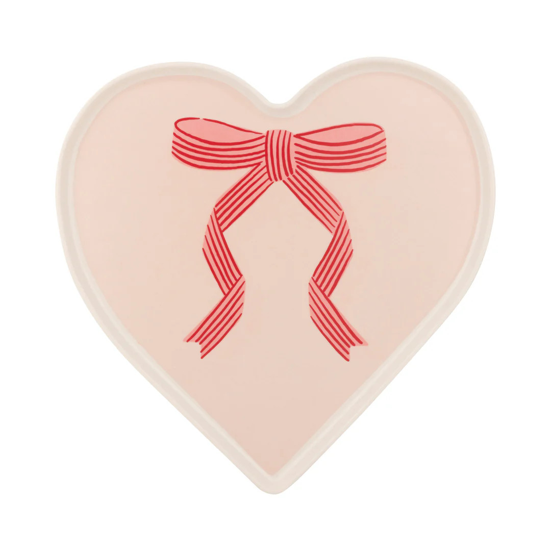 Bow Heart Bamboo Tray | My Mind's Eye