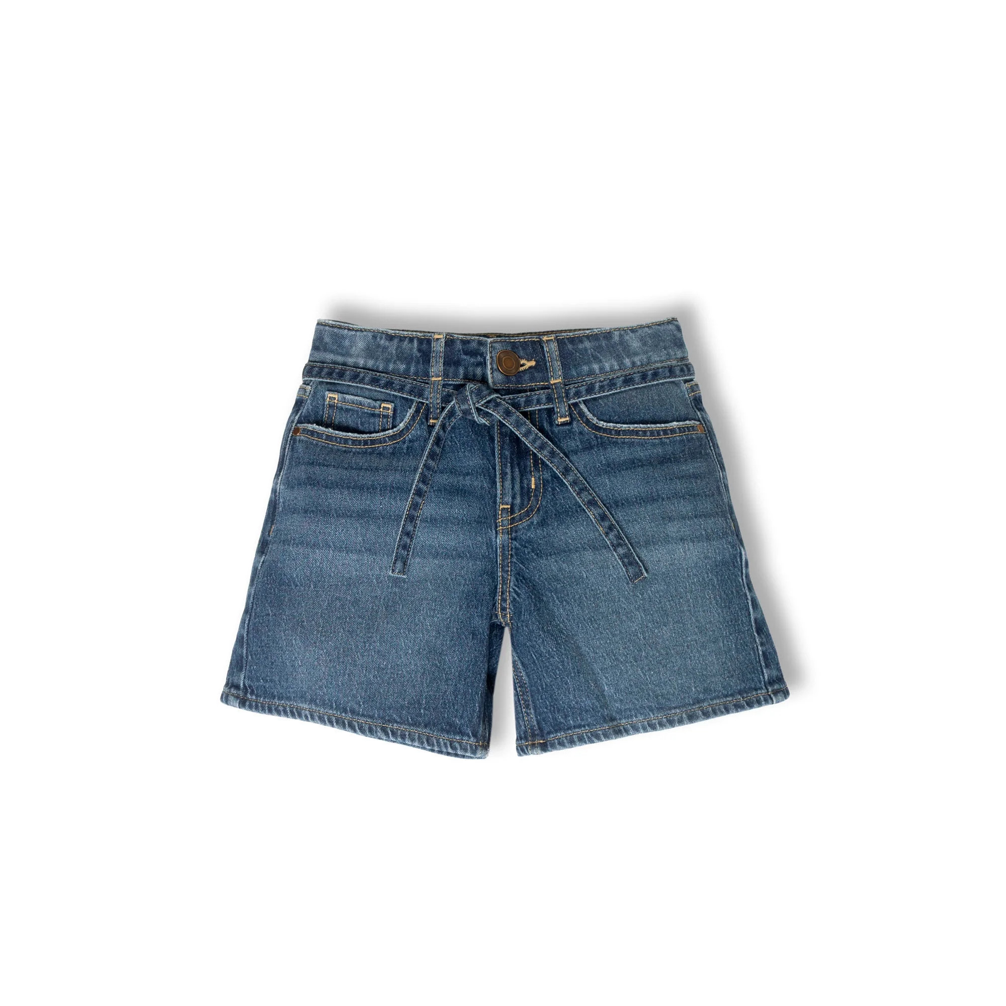 Wonder Nation Girls Baggy Denim Shorts, Size 5-18 | Walmart (US)