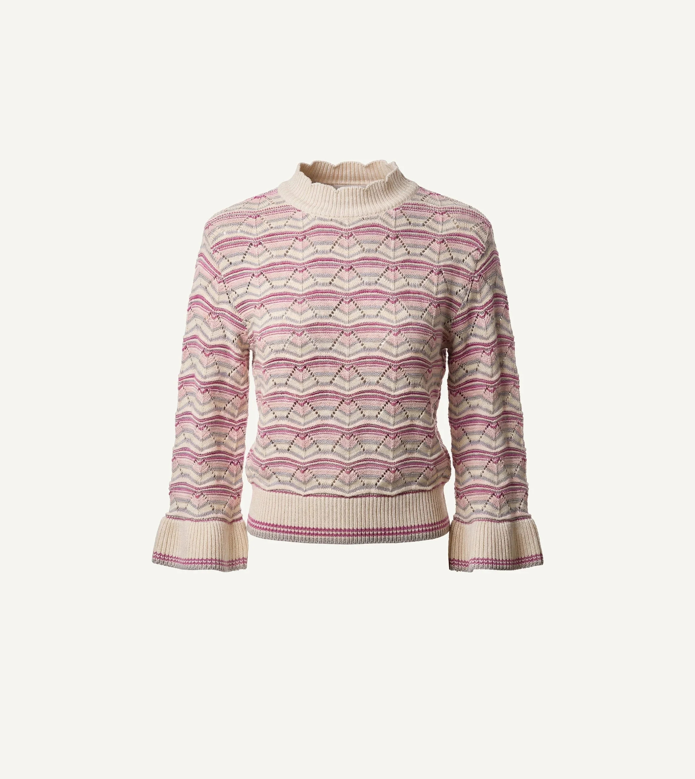 Deedee Sweater | Ivory Multi | Cleobella