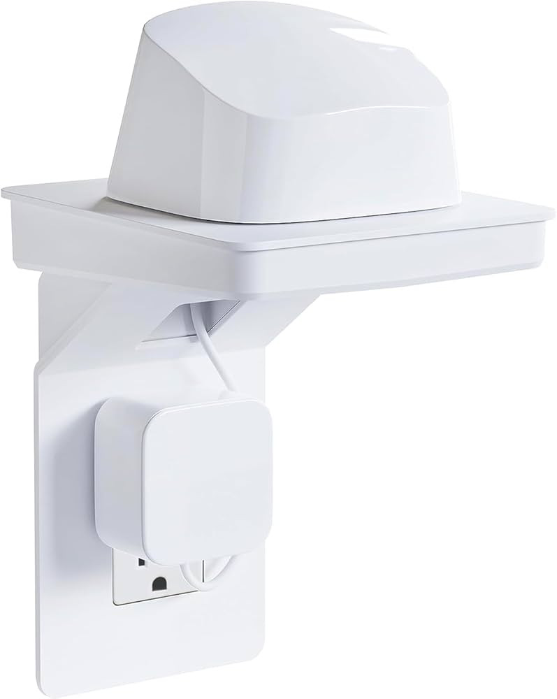 ECHOGEAR Outlet Shelf for Decora/GFCI Outlets - Next-Gen Design with Built-in Cord Storage & Room... | Amazon (US)