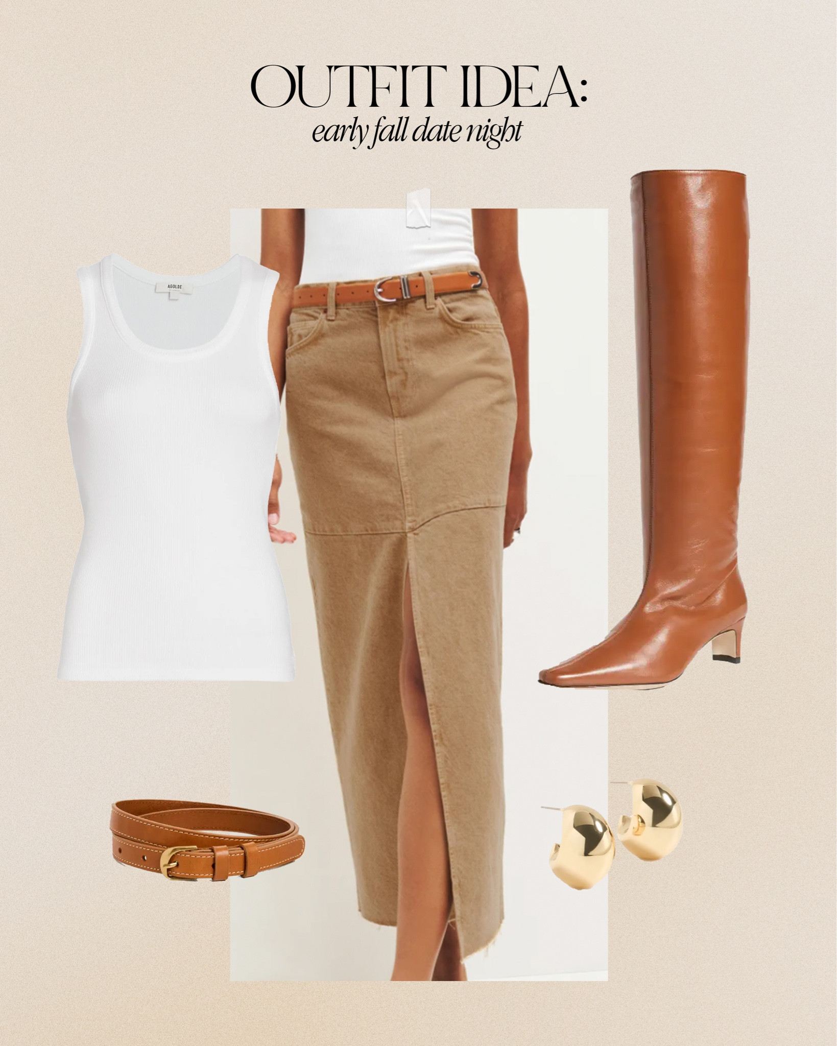 Outfit Idea: Early fall date night 🍂