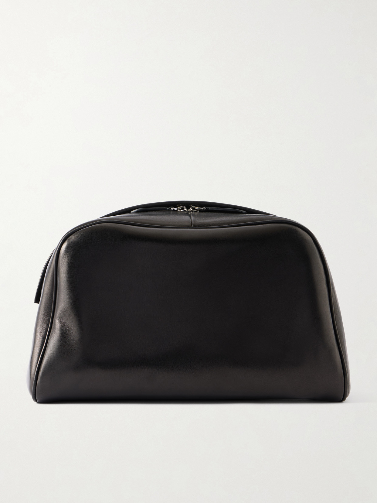 The Row - Leila Leather Clutch - Black | NET-A-PORTER (US)