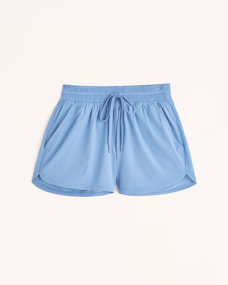 YPB motionTEK High Rise Lined Workout Short | Abercrombie & Fitch (US)