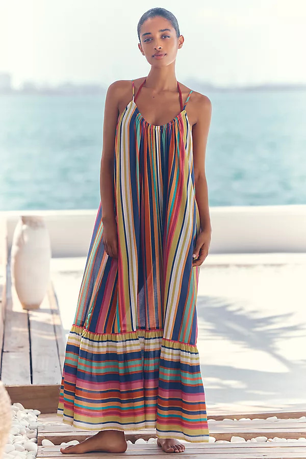 The Malika Printed Midi Dress by Celandine | Anthropologie (US)