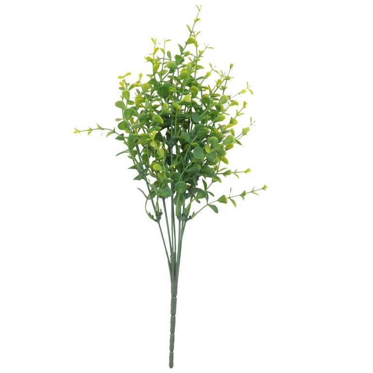 (Pack Of 7),Artificial Greenery Boxwood Stems Fake Plants And Springs | Walmart (US)