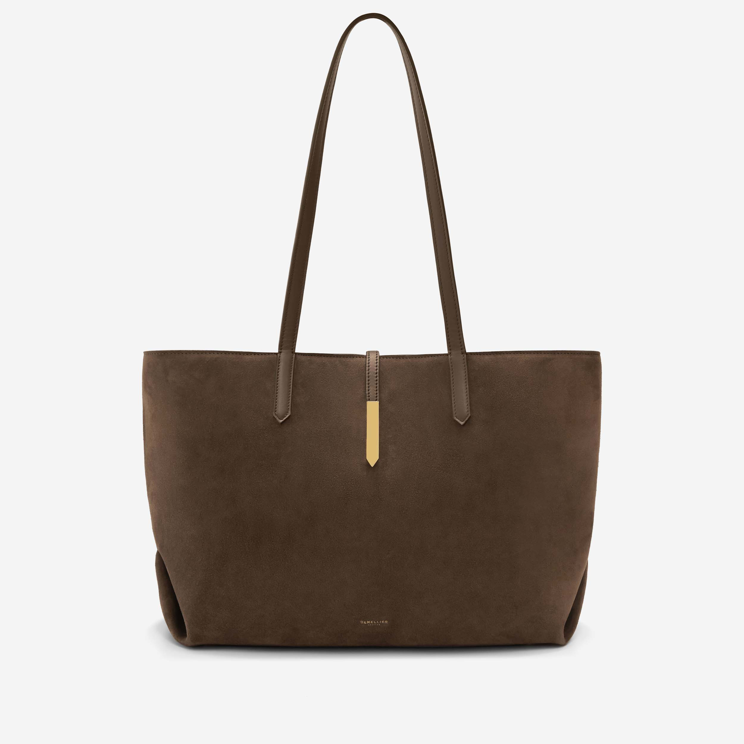 The Tokyo Tote | Mocha Suede & Mocha Suede | DeMellier | DeMellier
