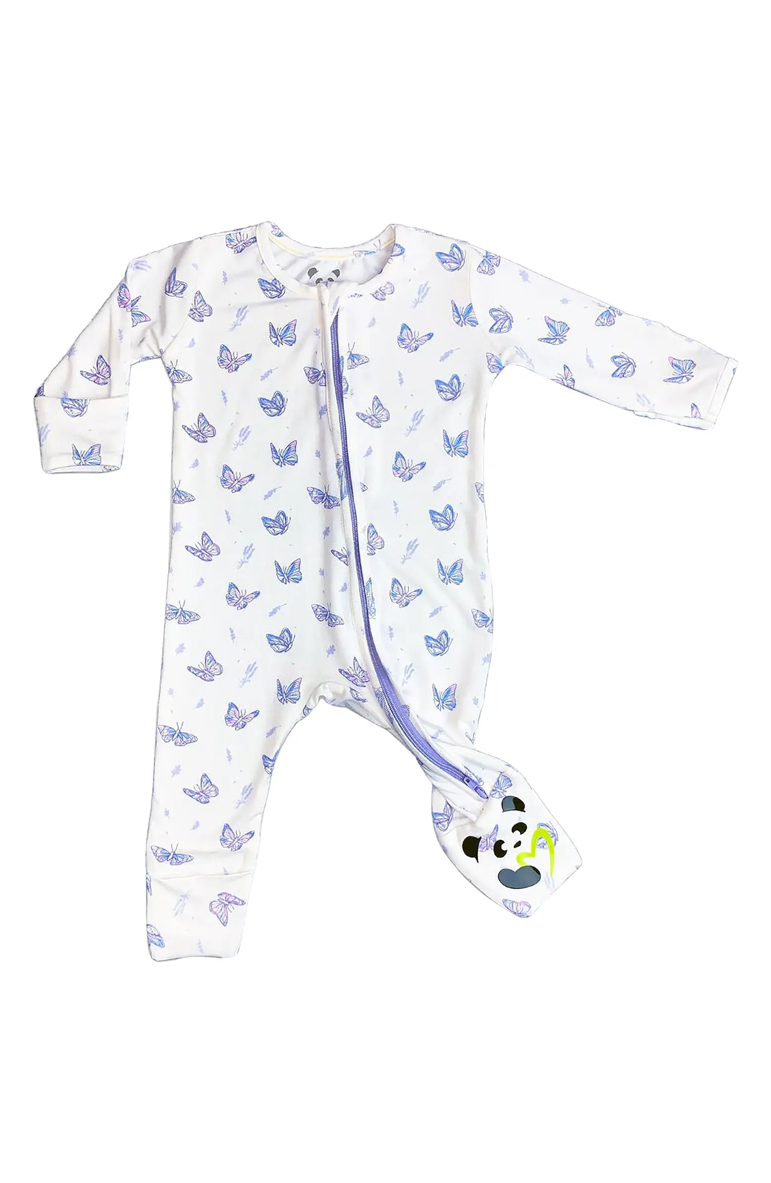 Kids' Butterfly Convertible Footie Pajamas | Nordstrom