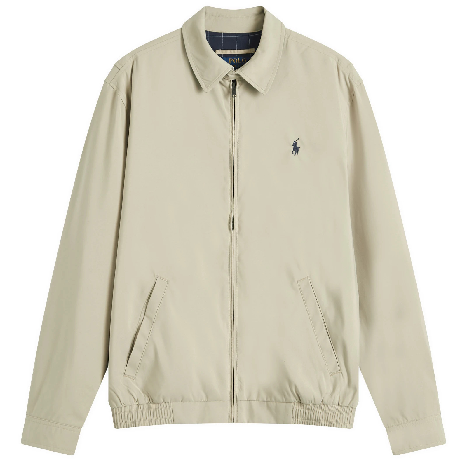 Polo Ralph Lauren Men's Windbreaker Harrington Jacket in Khaki Uniform, Size X-Large | END. Clothing