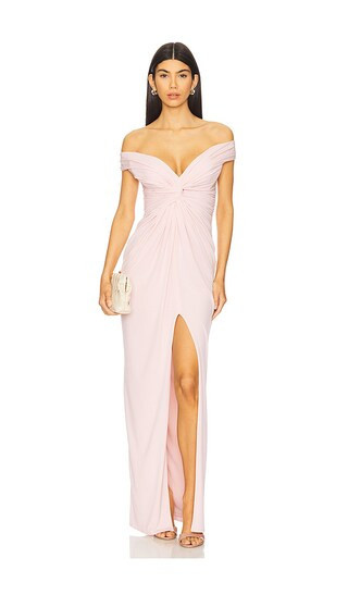 Katie May Hazel Gown in Blush. - size L | Revolve Clothing (Global)
