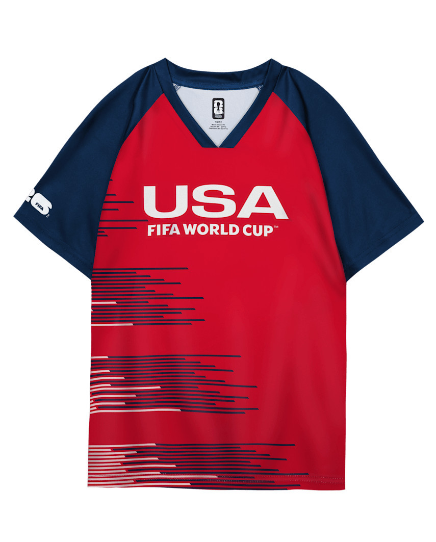 The Children's Place Kids FIFA World Cup™ USA Jersey | Size 14/16 | Red | The Children's Place
