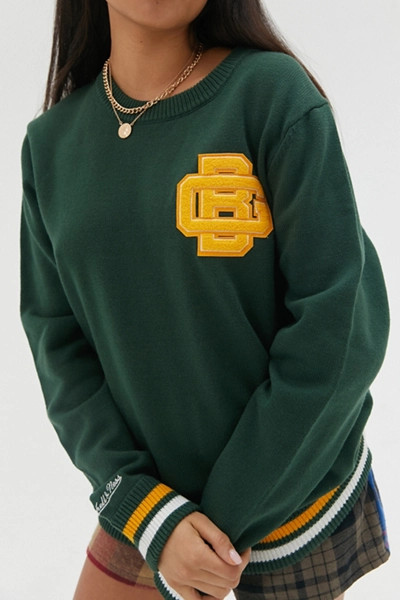 Mitchell & Ness Green Bay Packers Sweater | Urban Outfitters (US and RoW)