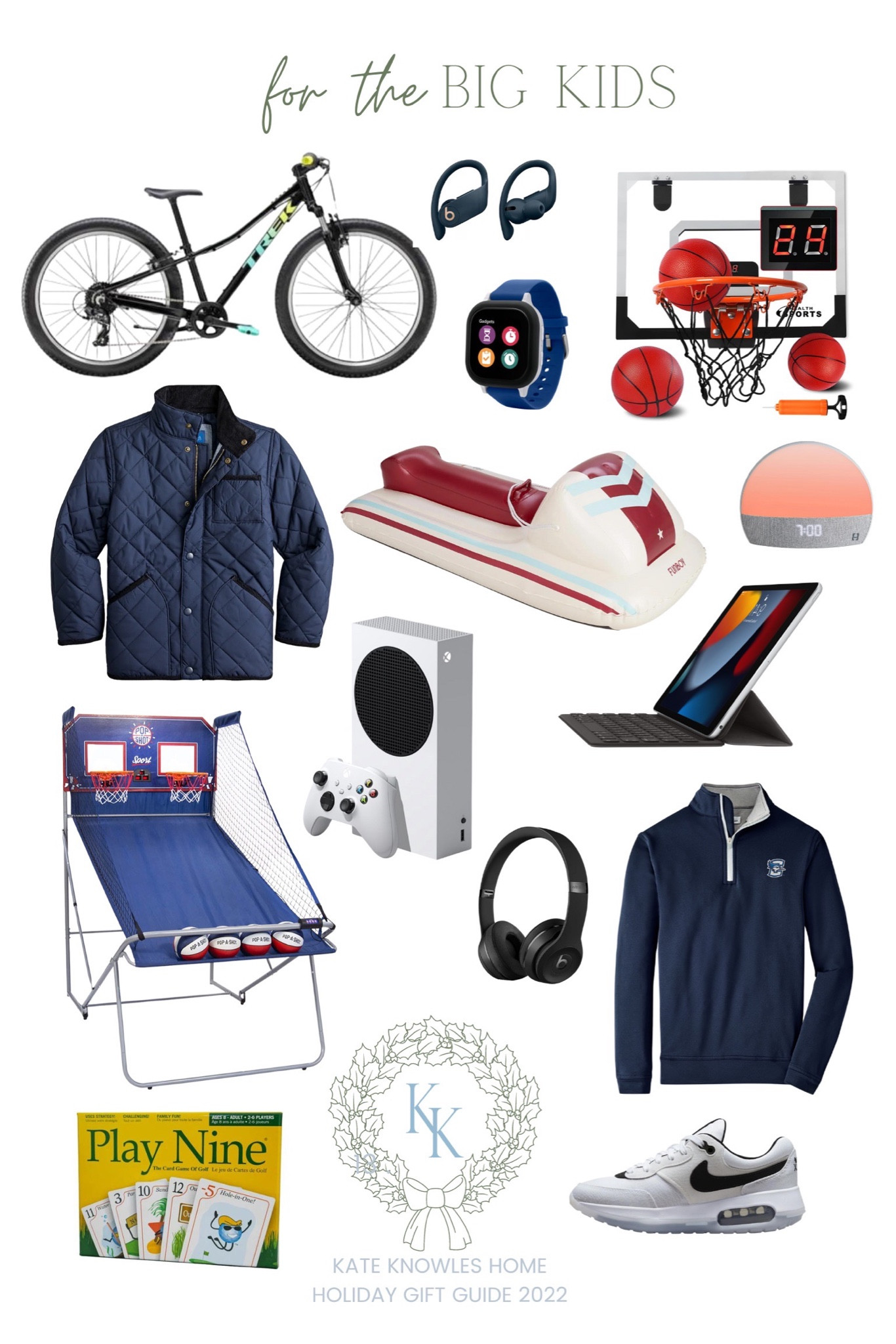 Gift guide, Gifts for kids, gifts for boys, big kids, older kids, teens, bike, watch, basketball hoop, Xbox, iPad keyboard, play nine game, 3/4 zip, jacket, Bluetooth headphones, beats headphones 

#LTKkids #LTKHoliday #LTKGiftGuide