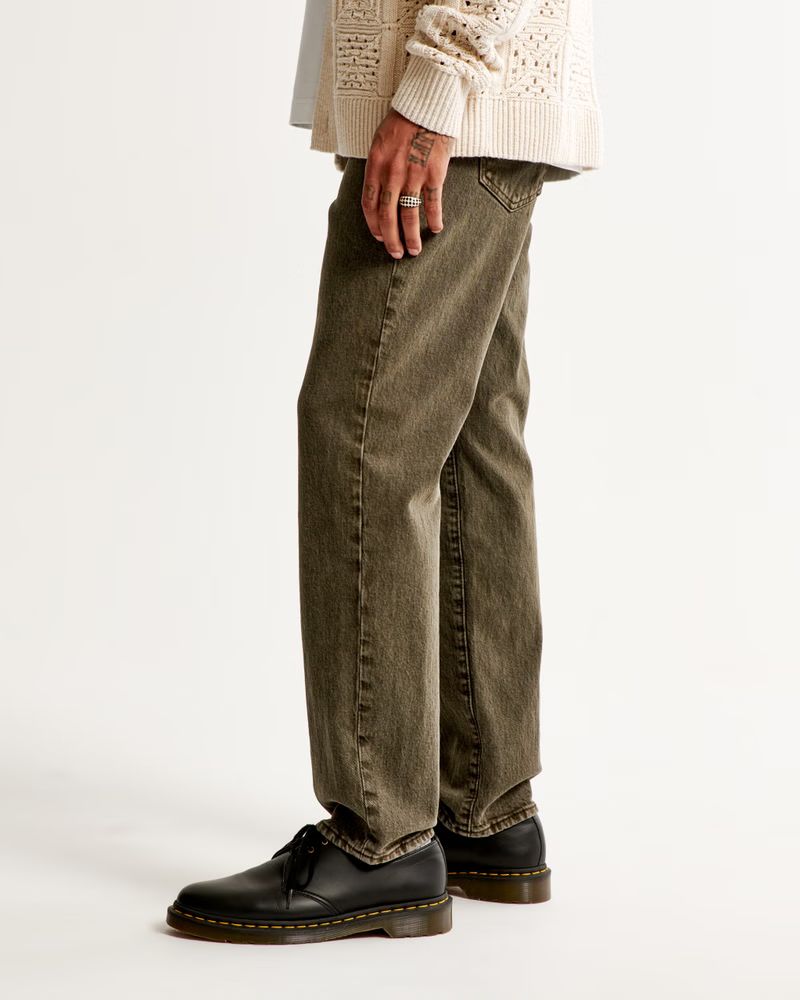 Men's 90s Straight Jean | Men's Bottoms | Abercrombie.com | Abercrombie & Fitch (US)