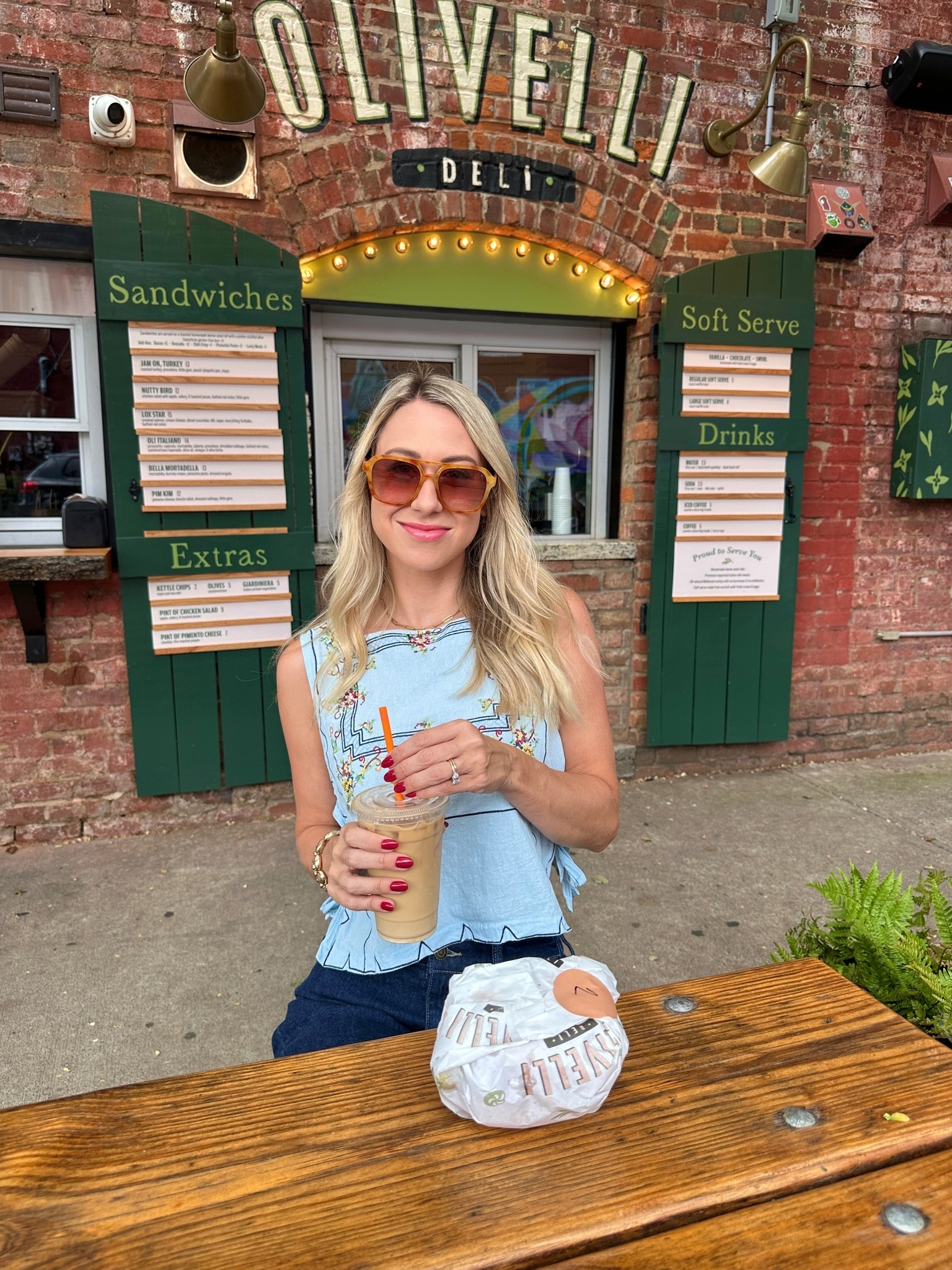 This top ties on the side and looks like a higher end brand!! The back is so cute as well. I love my link necklaces from there too 🔗 I shared some sunnies that are similar shape that i actually own too! #amazonfinds #amazonstyle

#LTKdayinmylife #LTKootd