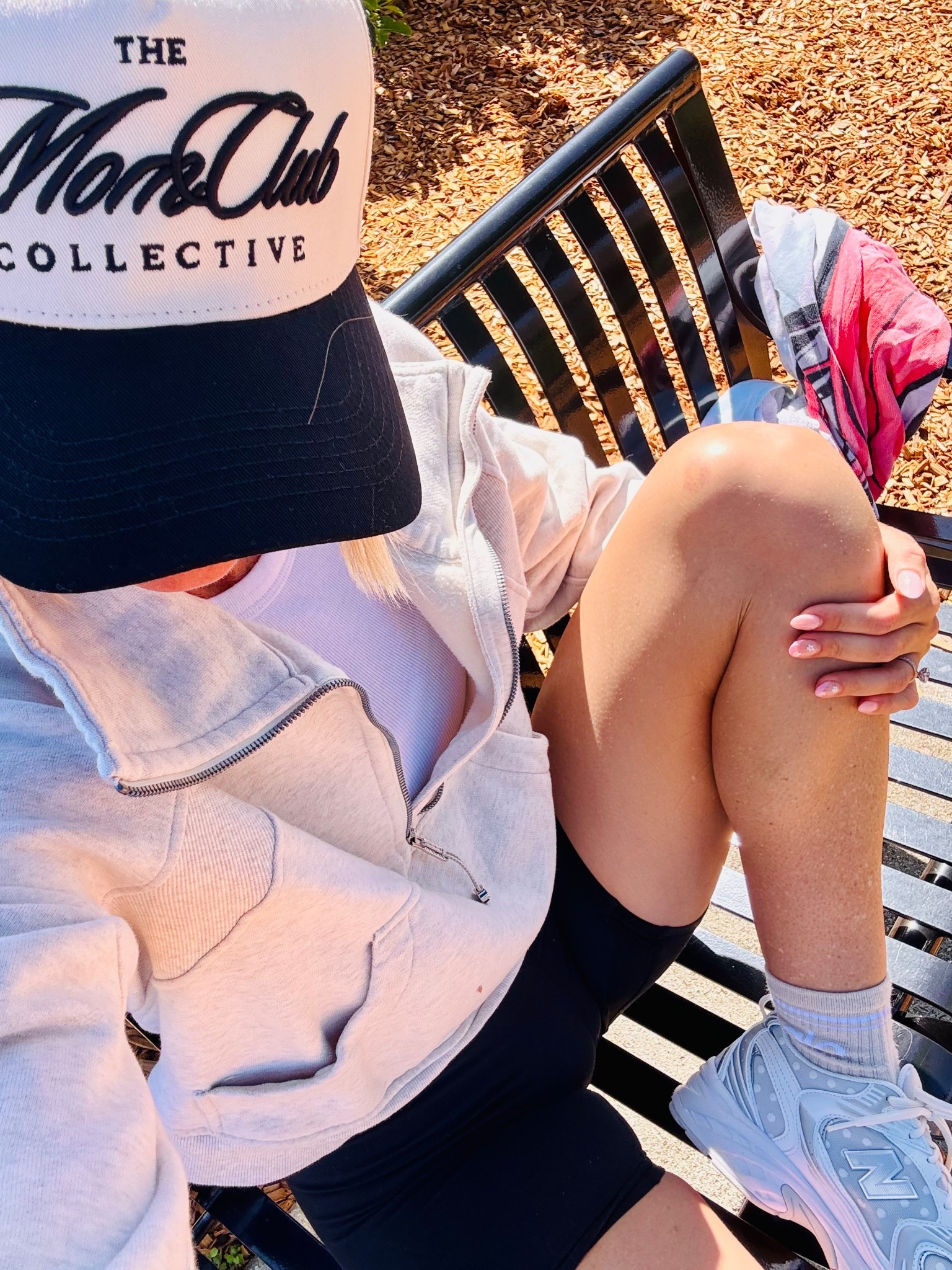 My OOTD! 

#momoutfit#lululemon#truckerhat#newbalance#target

#LTKSaleAlert #LTKFindsUnder50 #LTKShoeCrush