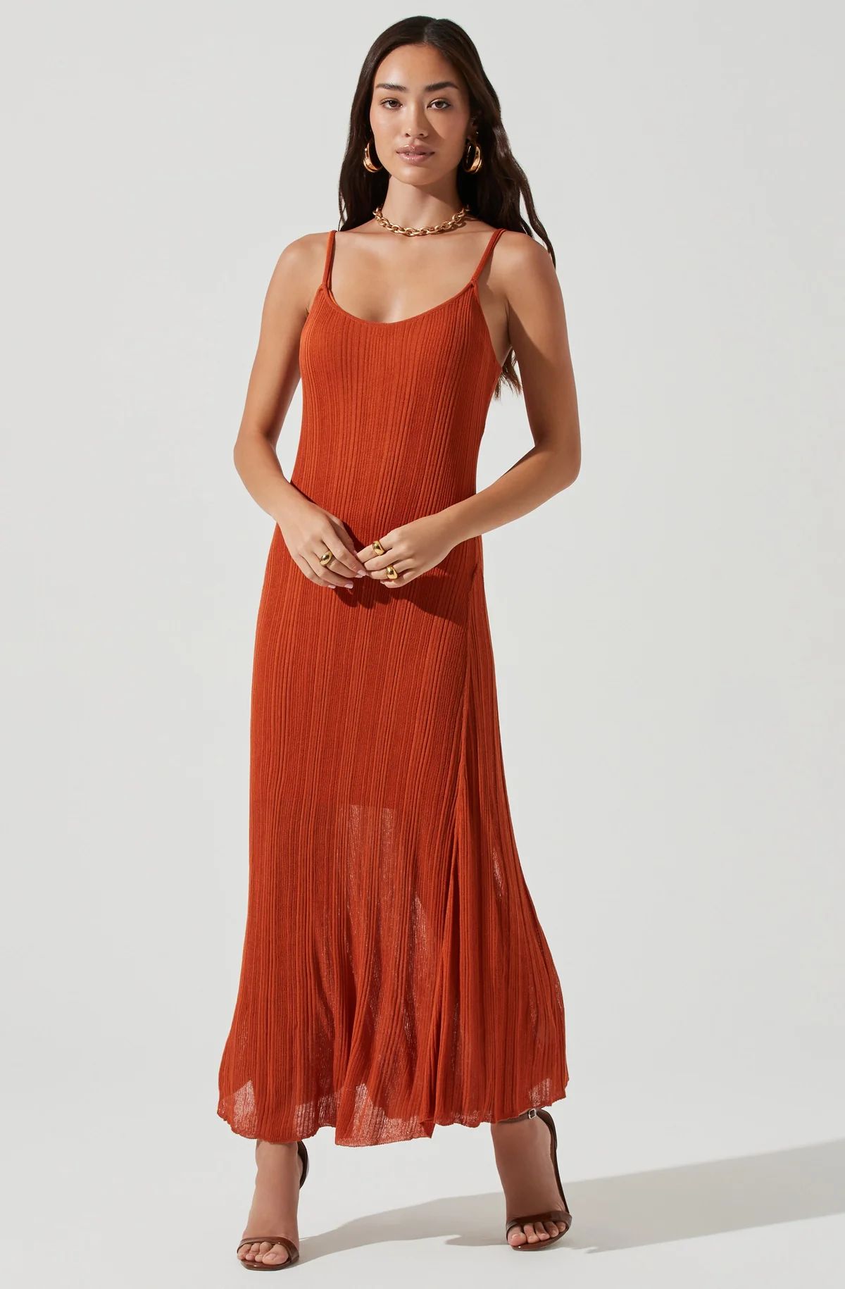 Telma Ribbed Knit Maxi Dress | ASTR The Label (US)