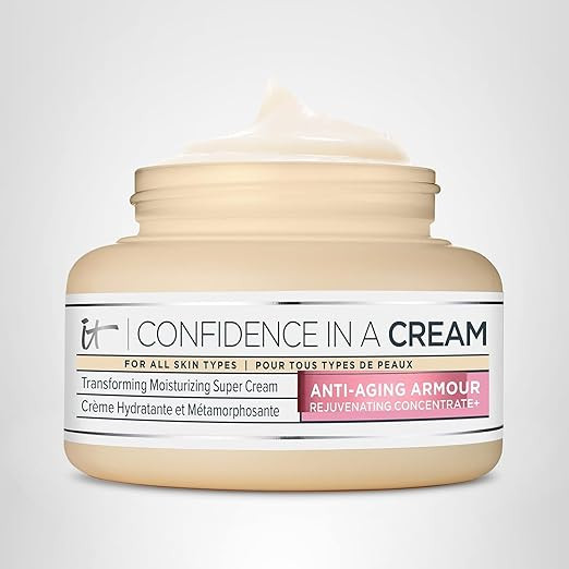 IT Cosmetics Confidence in a Cream - Hydrating & Anti Aging Face Moisturizer, Visibly Reduces Fin... | Amazon (US)