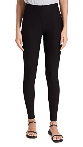 Plush Fleece-Lined Cotton Fleece-Lined Legging Black XS | Amazon (US)