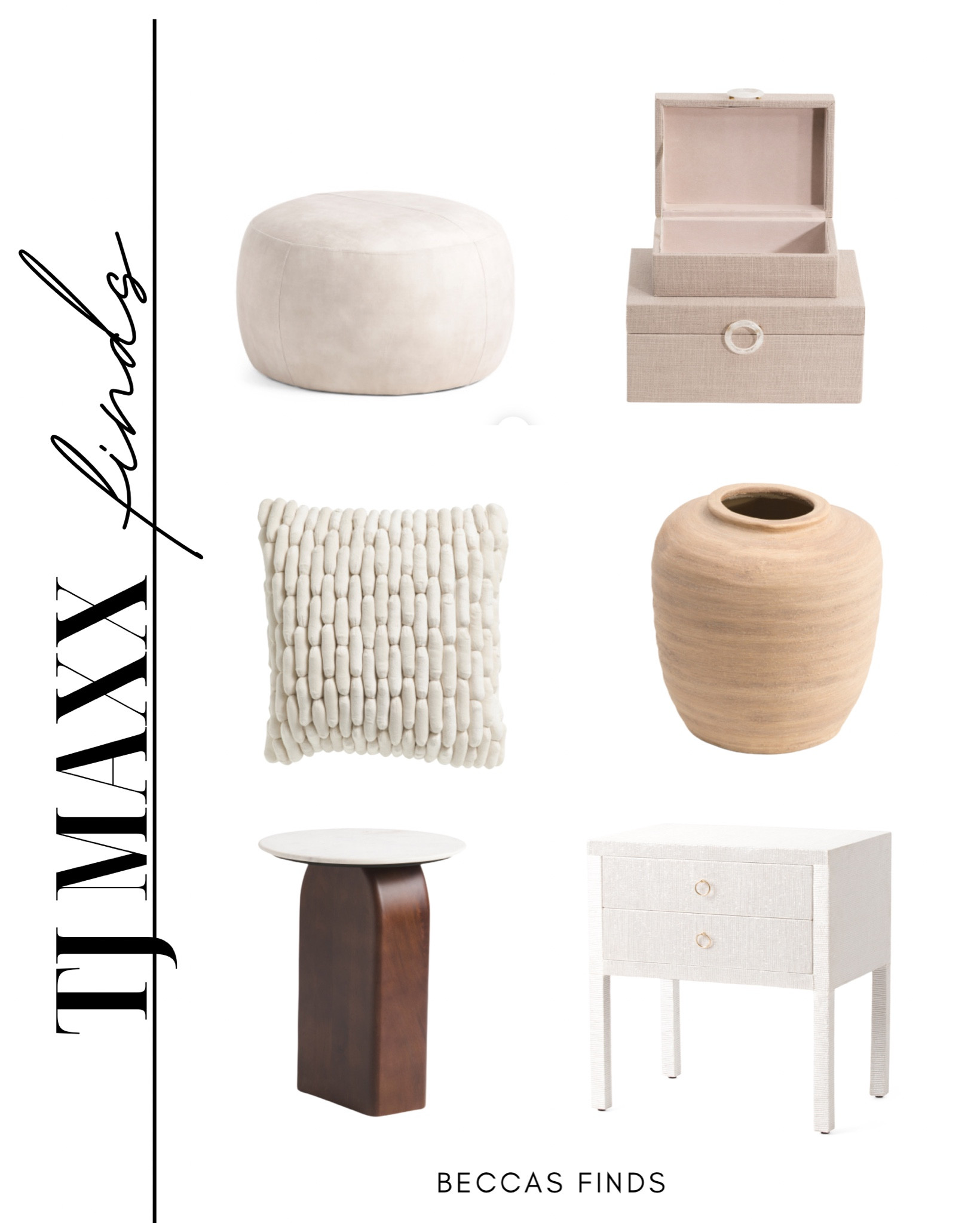 TJ MAXX furniture and decor finds 

#LTKsalealert #LTKhome #LTKstyletip