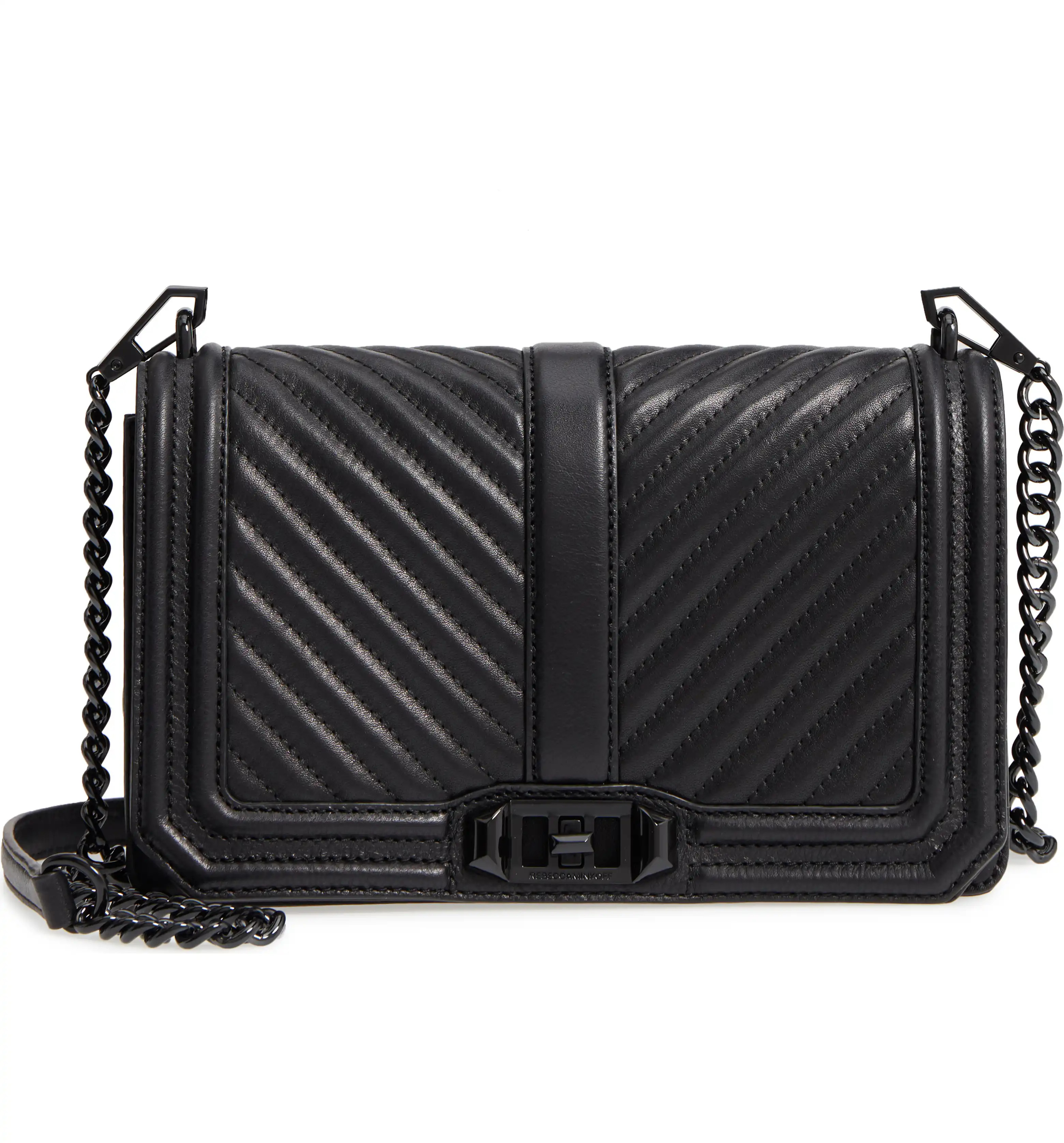 'Chevron Quilted Love' Crossbody Bag | Nordstrom