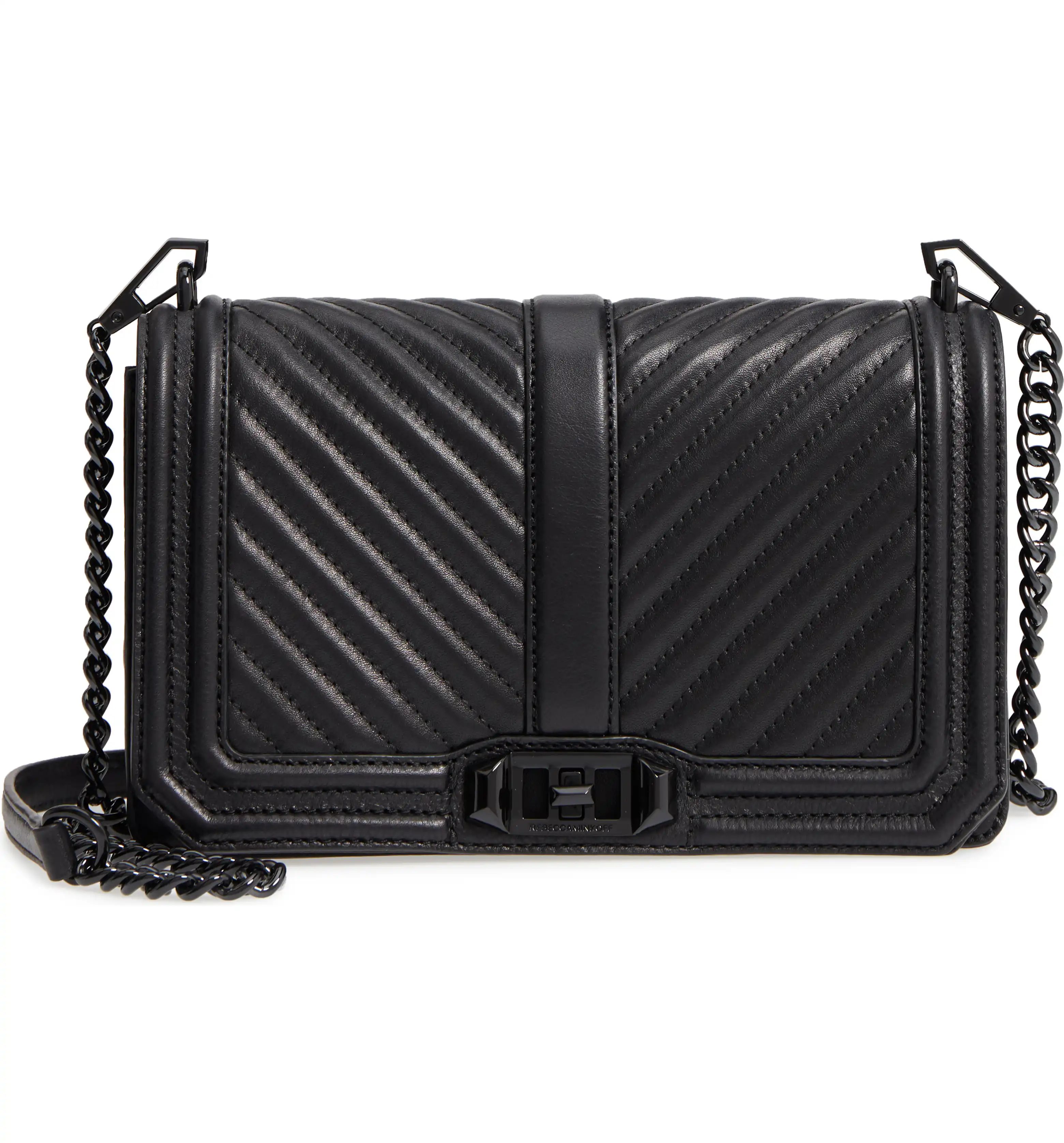 'Chevron Quilted Love' Crossbody Bag | Nordstrom