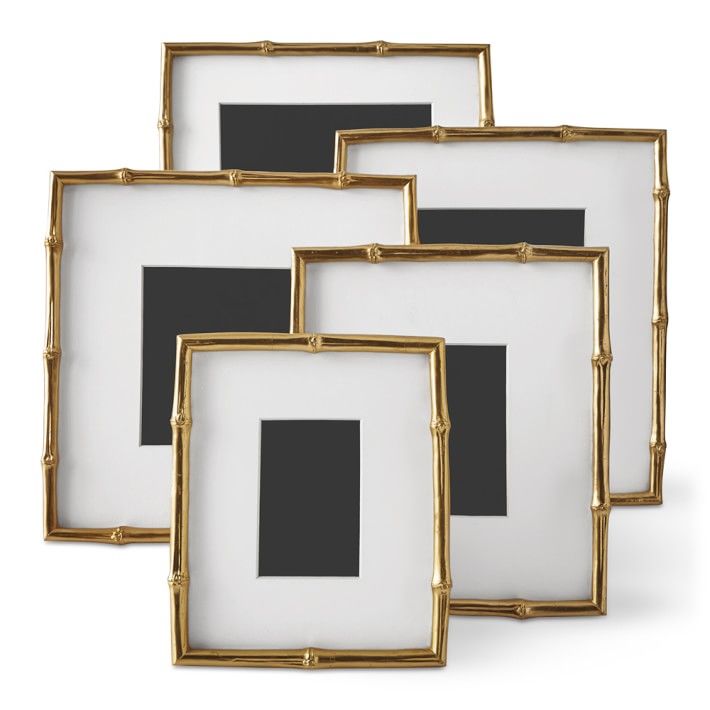 AERIN Gilded Bamboo Gallery Frame | Williams-Sonoma