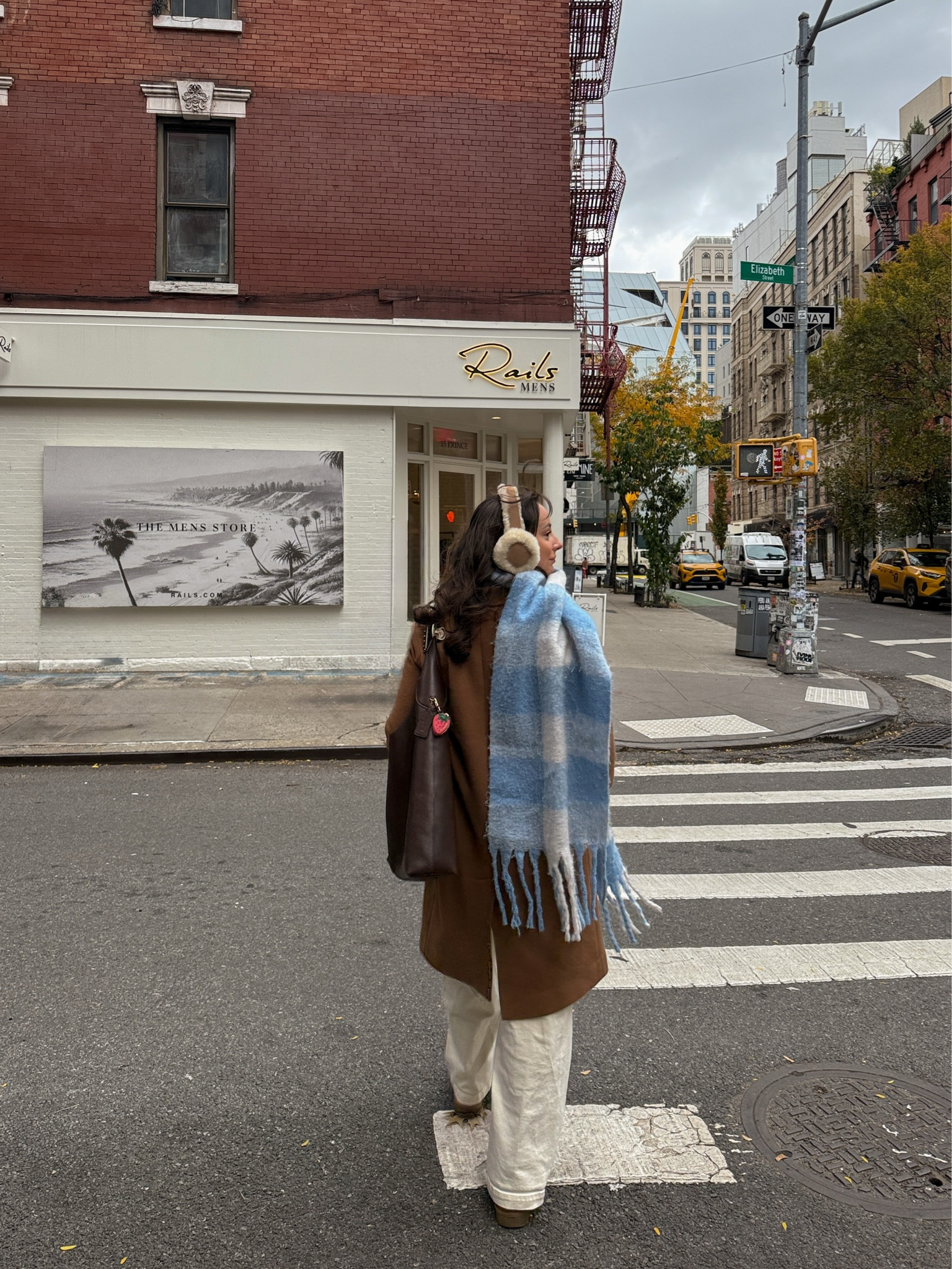 coastal fall outfits, city girl style, chic coffee shop looks, SoHo streetwear inspo, preppy fall outfits, minimalist everyday style, trendy autumn outfits 2025, casual chic New York outfits, neutral fall wardrobe, capsule closet inspo, pinterest aesthetic, Pinterest outfit, outfit ideas, outfit inspo, outfit inspiration, ootd inspo, casual style, casual outfit ideas, everyday outfit, autumn fashion trends, fall outfits, fall outfits women, nyc style, nyc autumn outfits, barm jacket, brown barn jacket, barn jacket outfit, cable knit sweater, rory gilmore sweater, tan coat, trench coat, white jeans, cream jeans, gap jeans, ugg boots, short uggs, tan uggs, ugg boot outfit, uggs outfit, gingham scarf, plaid scarf, eat muffs, ugg ear muffs, amazon ear muffs, sezane cardigan, tan cardigan, coach brooklyn,
brooklyn bag, tote bag, amazon scarf, november outfits, december outfits,
