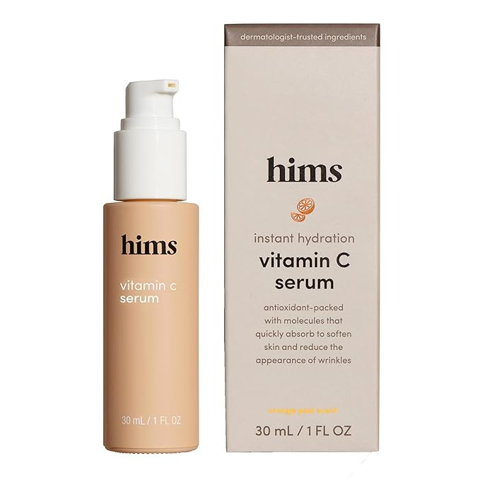 hims Vitamin C Serum for Men - Brightens, Evens Skin Tone, Reduces Wrinkles - Highly Concentrated... | Amazon (US)