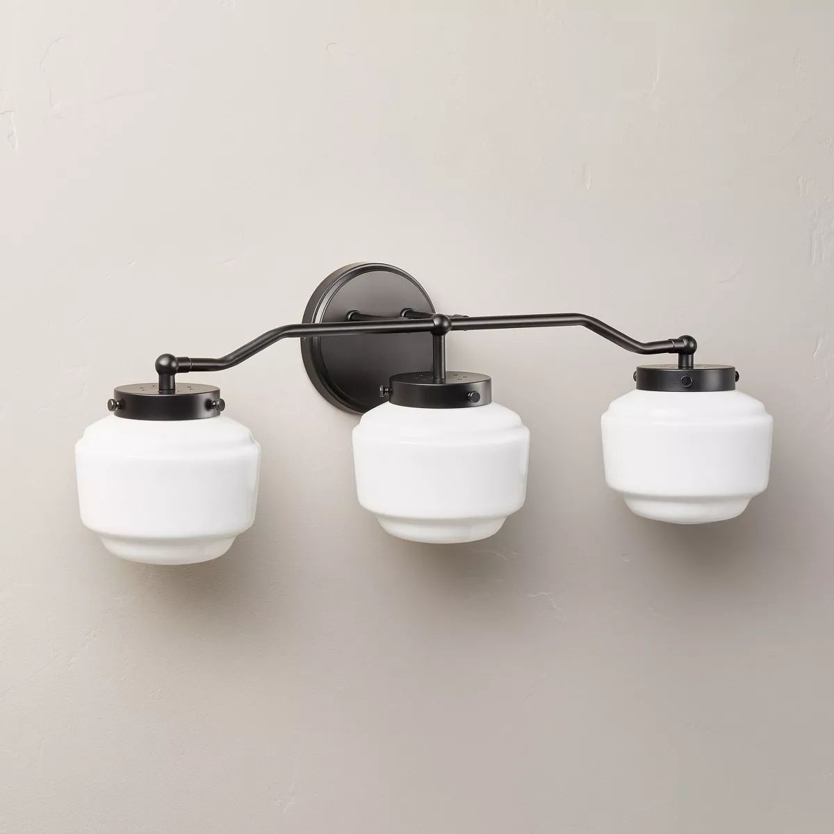 Milk Glass 3-Bulb Vanity Wall Sconce - Hearth & Hand™ with Magnolia | Target