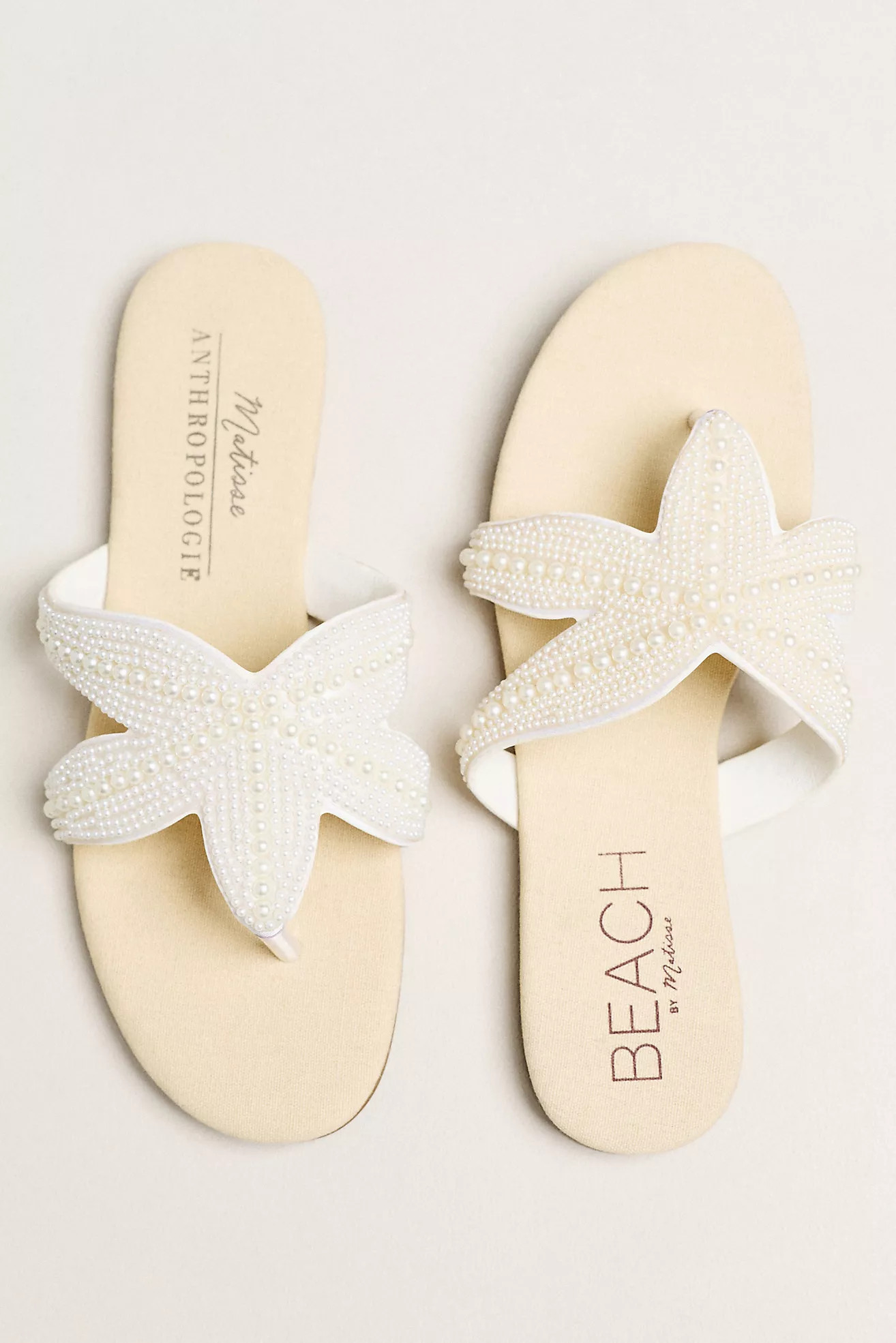 Beach by Matisse Sand Dollar Beaded Sandals | Anthropologie (US)