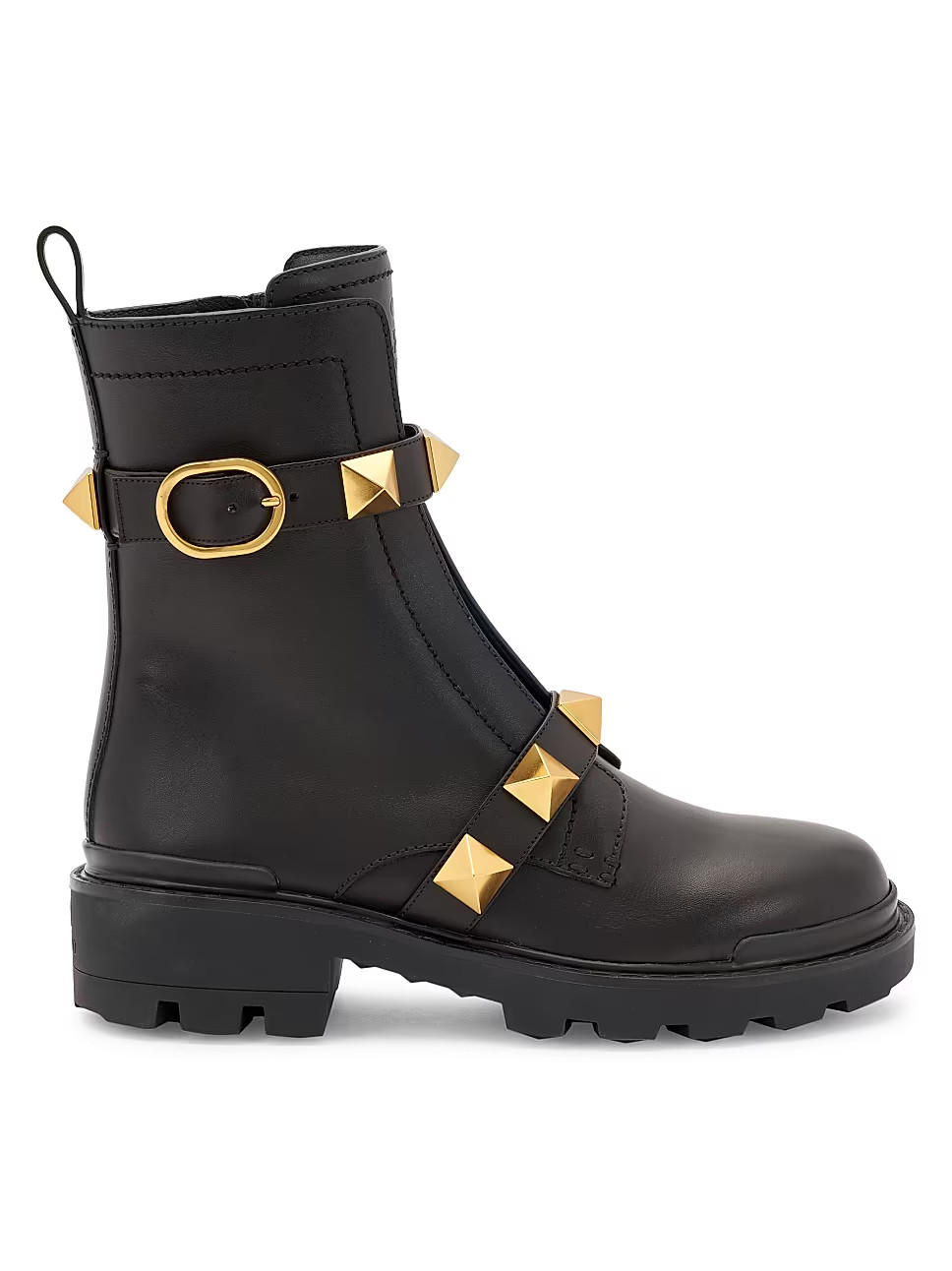 Roman Stud Leather Booties | Saks Fifth Avenue