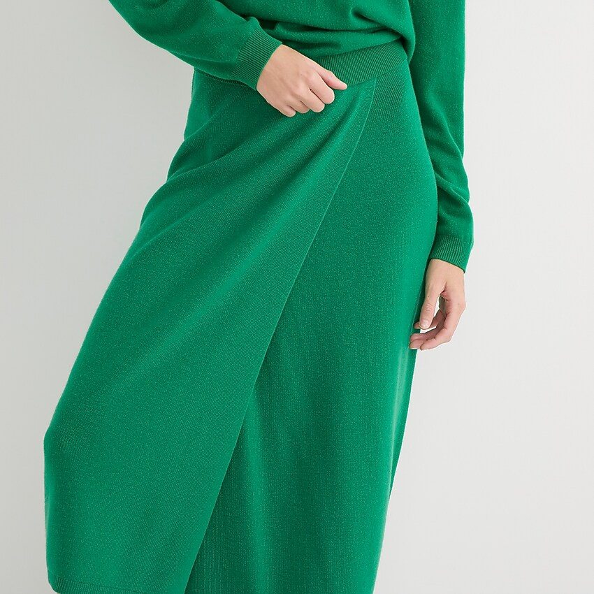 Wrap sweater-skirt | J. Crew US
