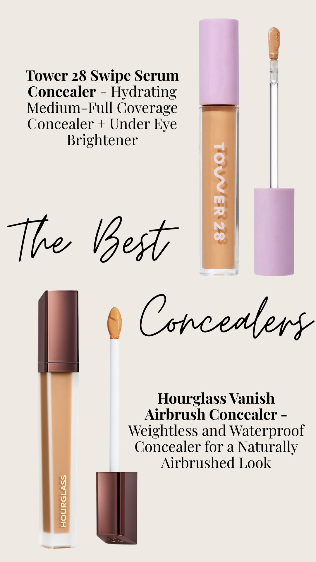 My favorite concealers! They cover any dark circles or blemishes you want to be covered, and they still look natural on your skin!! 

 #LTKgrwm #LTKselfcare #LTKBeauty