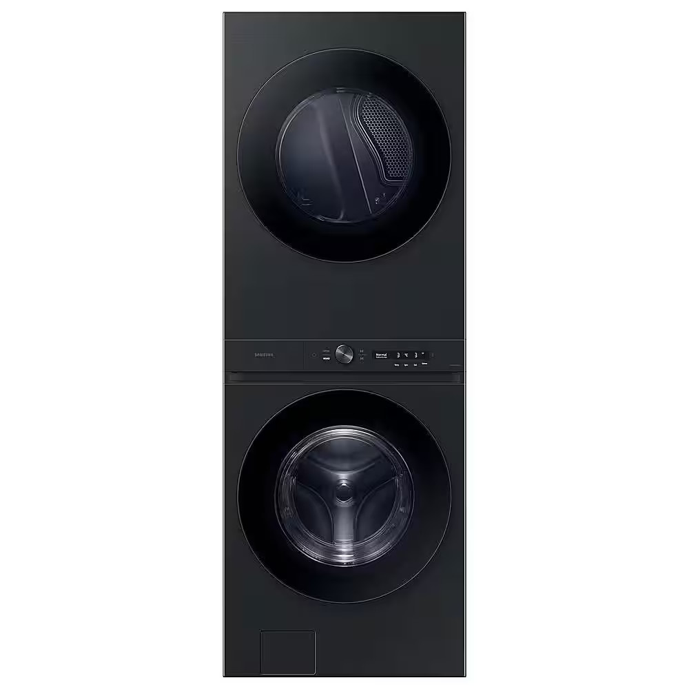 Samsung - 4.6 Cu. Ft. Washer with Flex Auto Dispense System and 7.6 Cu. Ft. Electric Dryer - Brushed Black | Best Buy U.S.