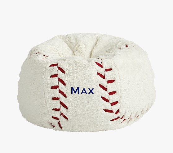 Anywhere Beanbag™, Sherpa Baseball | Pottery Barn Kids